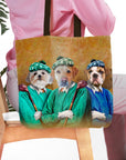 'The Golfers' Personalized 3 Pet Tote Bag