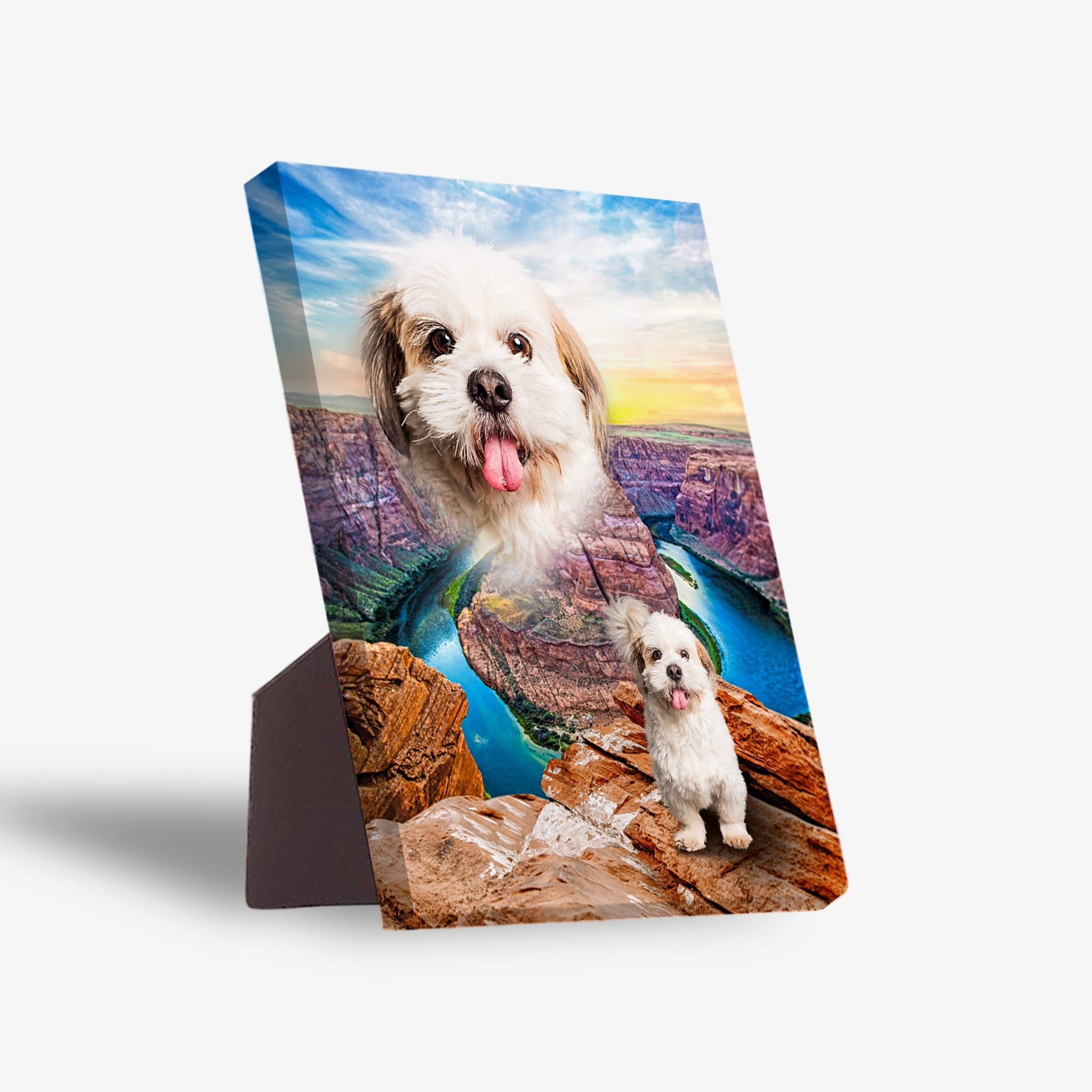'Majestic Canyon' Personalized Pet Standing Canvas