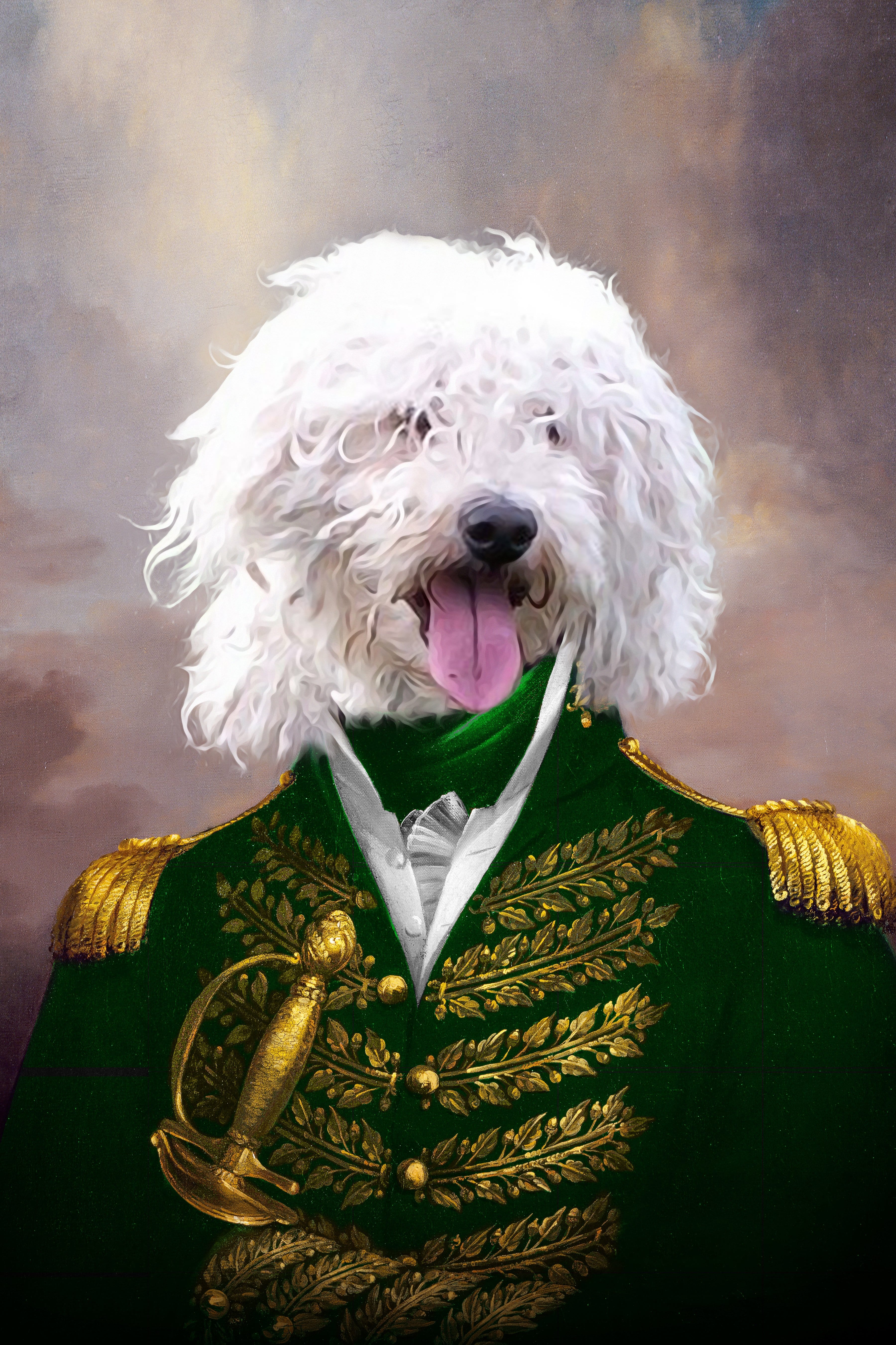 &#39;The Green Admiral&#39; Digital Portrait