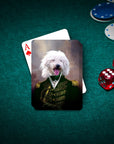 'The Green Admiral' Personalized Pet Playing Cards