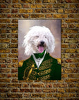 'The Green Admiral' Personalized Pet Poster