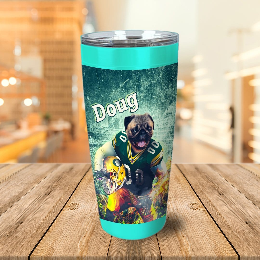 Vaso personalizado de Green Bay Doggos