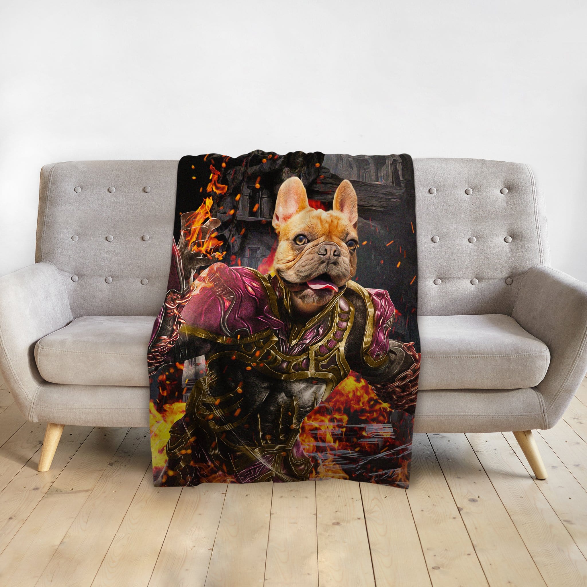 &#39;Hades Doggo&#39; Personalized Pet Blanket