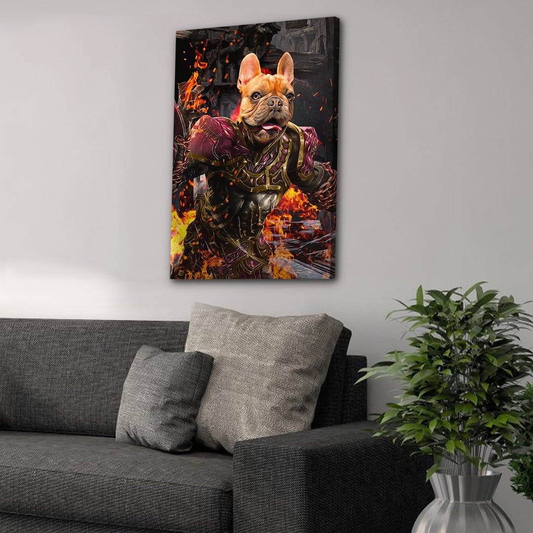 &#39;Hades Doggo&#39; Personalized Pet Canvas