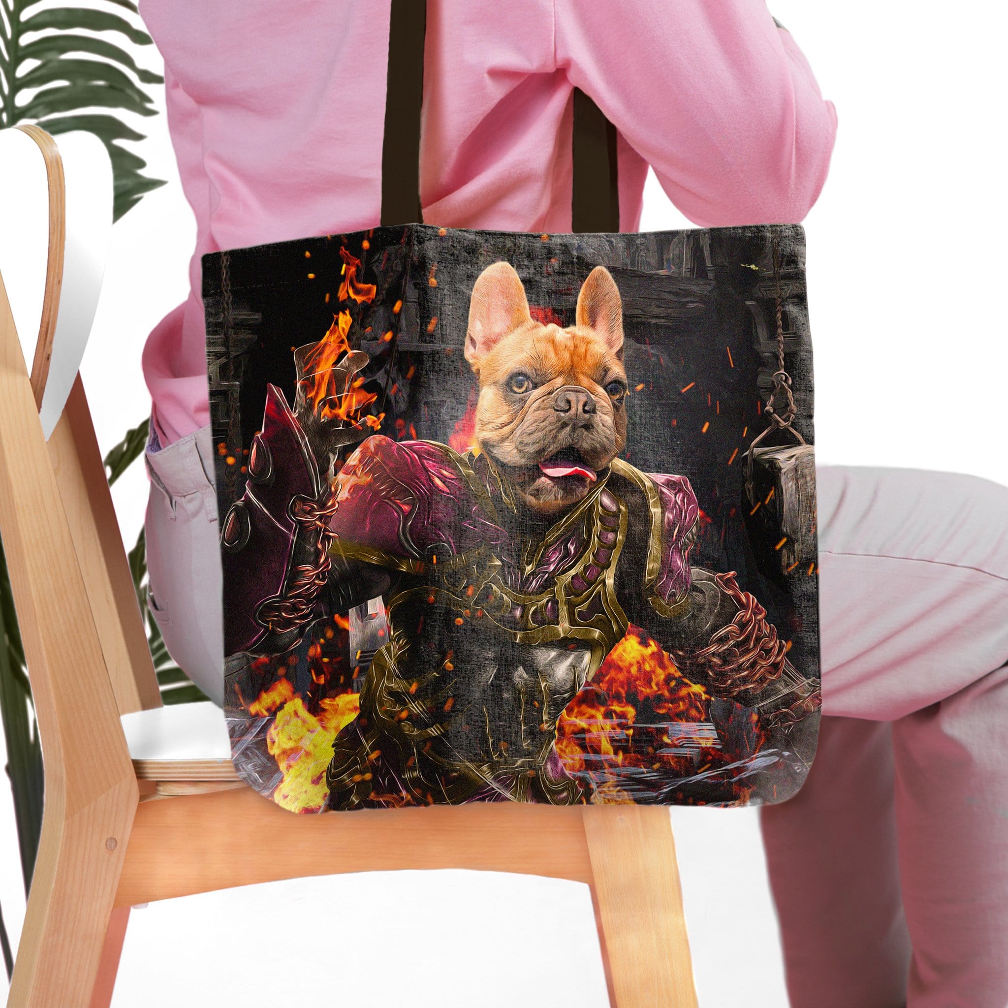 &#39;Hades Doggo&#39; Personalized Tote Bag