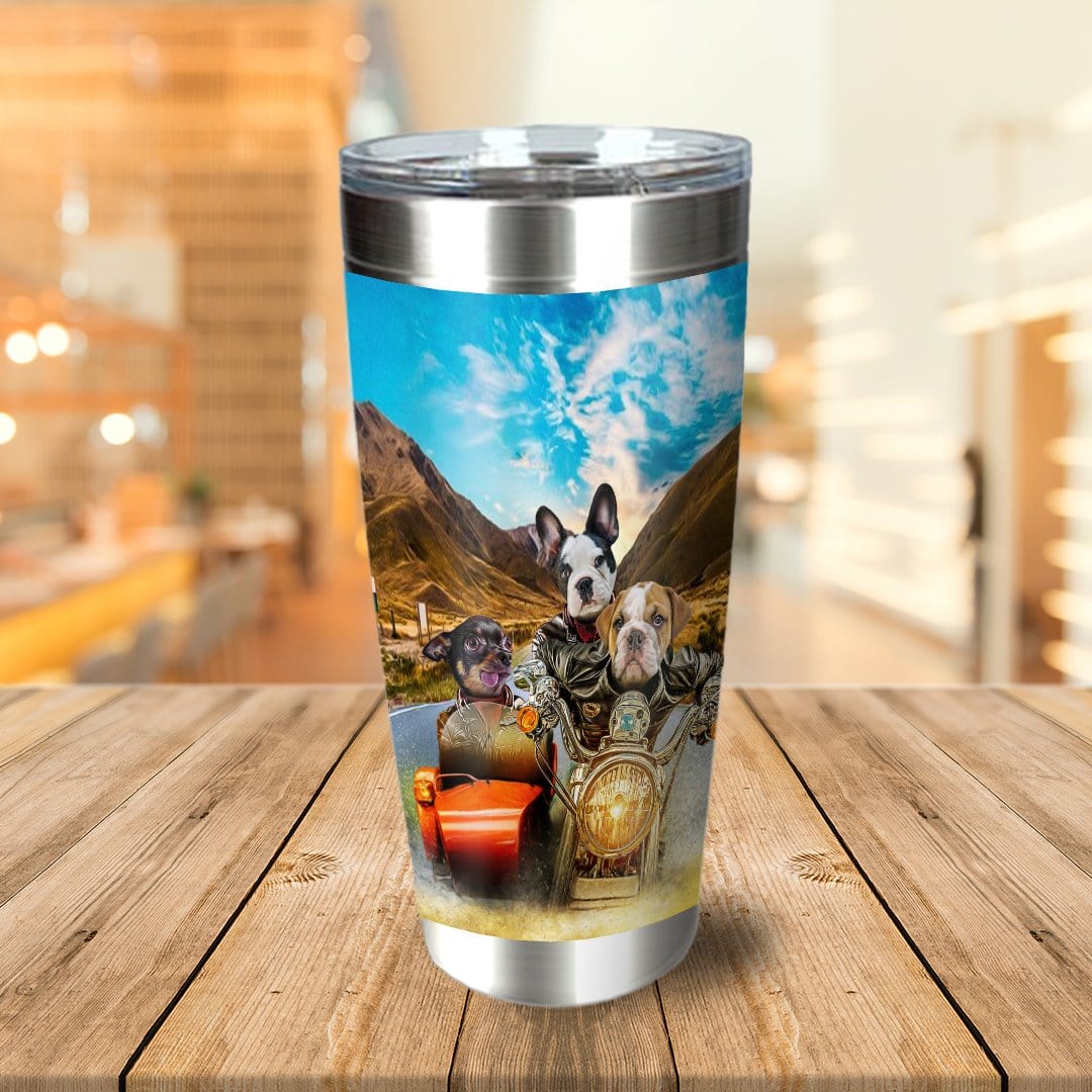 Harley Wooferson Personalized 3 Pet Tumbler