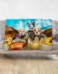 'Harley Wooferson' Personalized 4 Pet Blanket