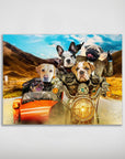 'Harley Wooferson' Personalized 5 Pet Poster