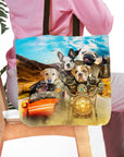 Bolsa de tela personalizada para 5 mascotas 'Harley Wooferson'