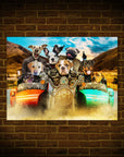 'Harley Wooferson' Personalized 8 Pet Poster