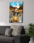 'Harley Wooferson' Personalized Pet Canvas