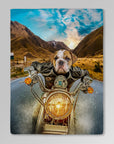 'Harley Wooferson' Personalized Pet Blanket