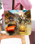 'Harley Wooferson' Personalized 2 Pet Tote Bag