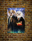 Póster Personalizado con 2 mascotas 'Harry Doggers 2'