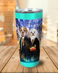 Vaso personalizado para 2 mascotas 'Harry Doggers 2'