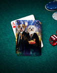 'Harry Doggers' Personalized 2 Pet Playing Cards