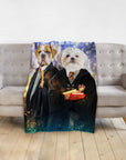 'Harry Dogger 2' Personalized 2 Pet Blanket