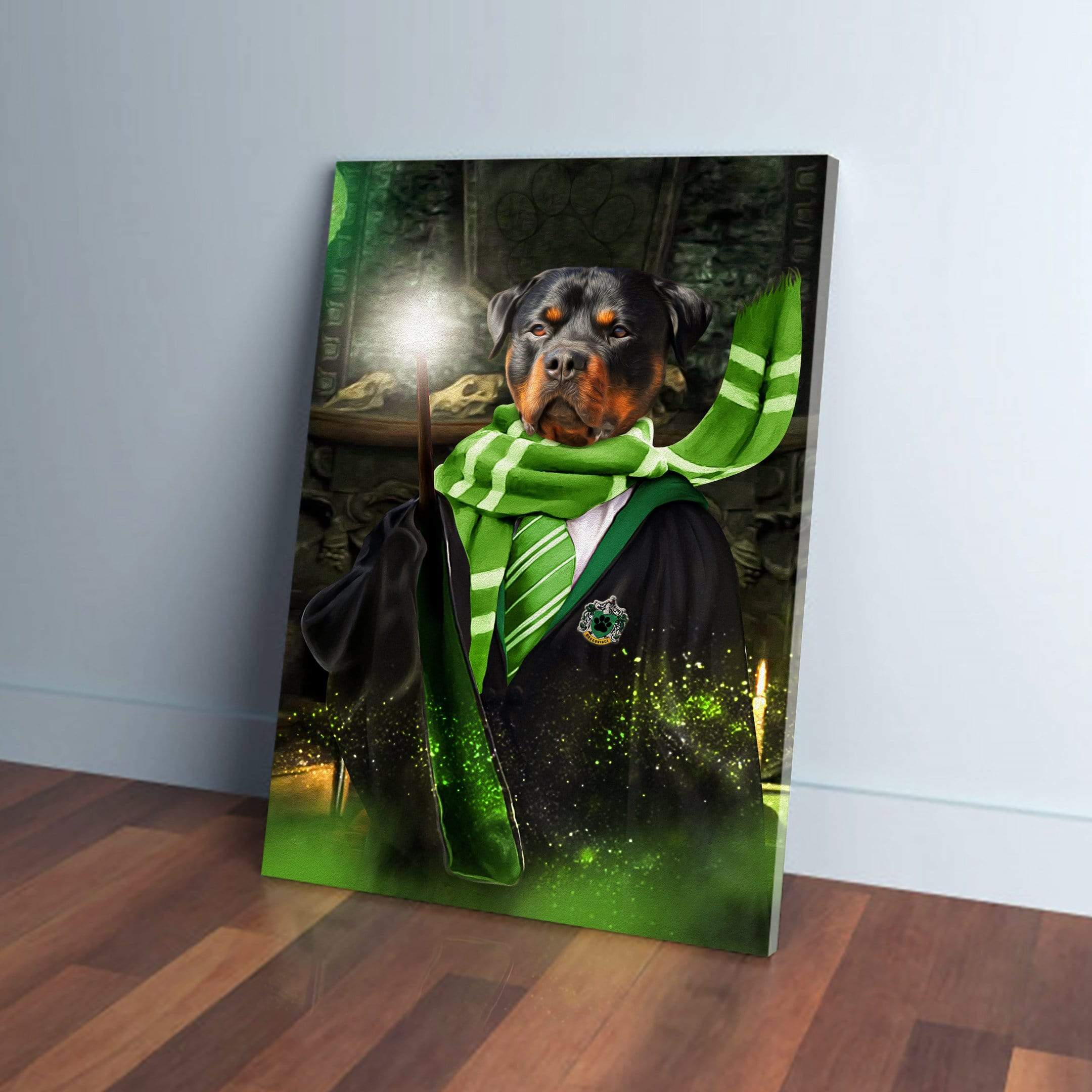&#39;Harry Dogger (Slytherawr)&#39; Personalized Pet Canvas