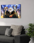 'Harry Doggers 3' Personalized 3 Pet Canvas