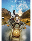 'Harley Wooferson' 2 Pet Digital Portrait