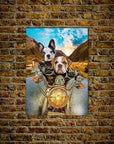 'Harley Wooferson' Personalized 2 Pet Poster