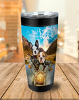 Vaso personalizado para 2 mascotas Harley Wooferson