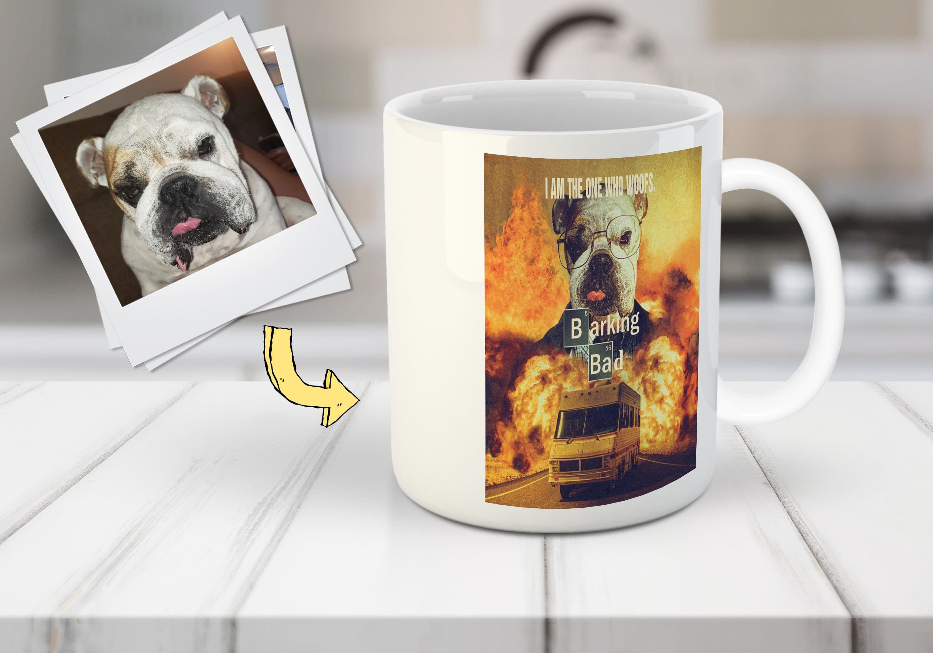 &#39;Barking Bad&#39; Custom Pet Mug