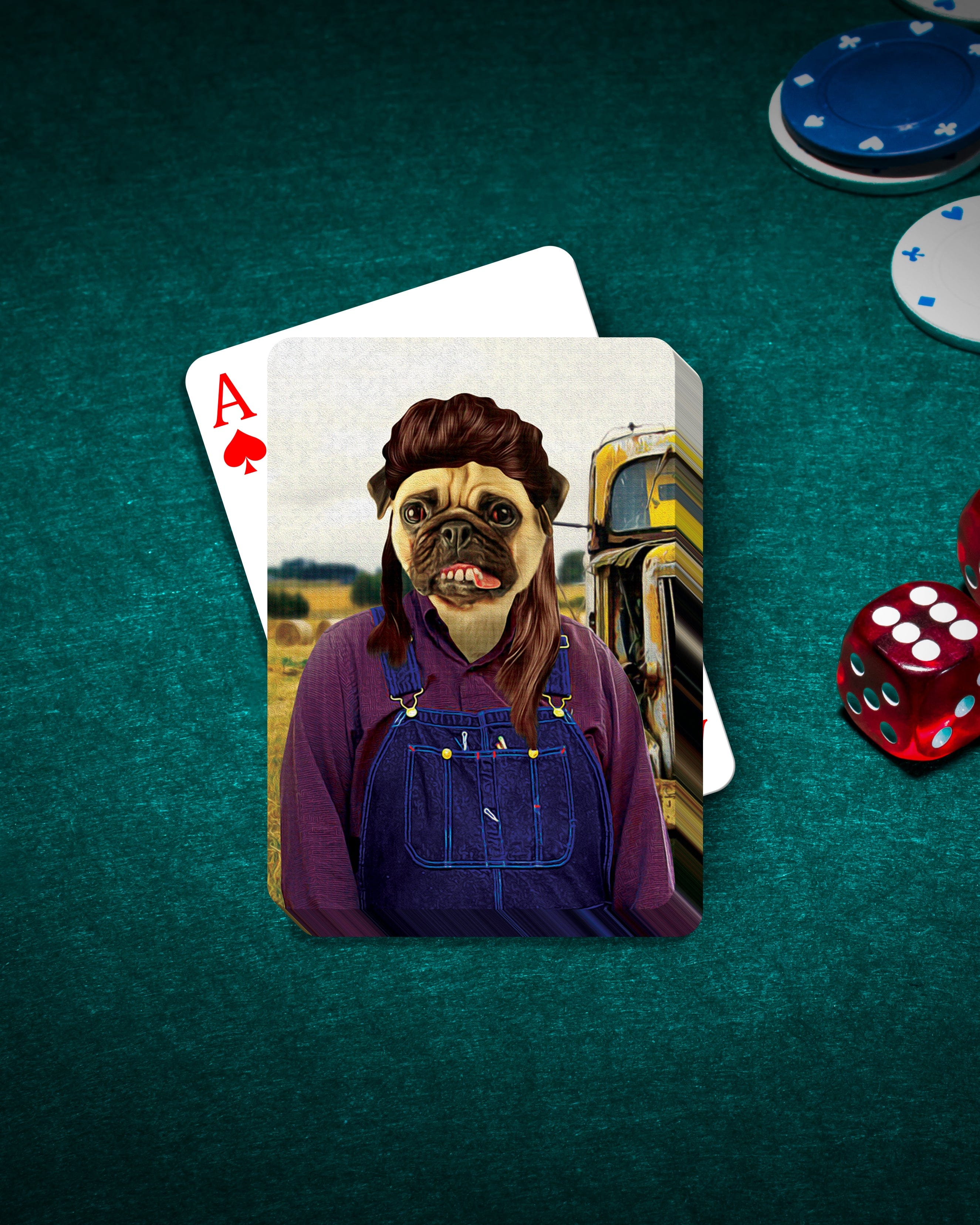 'Hillbilly' Personalized Pet Playing Cards