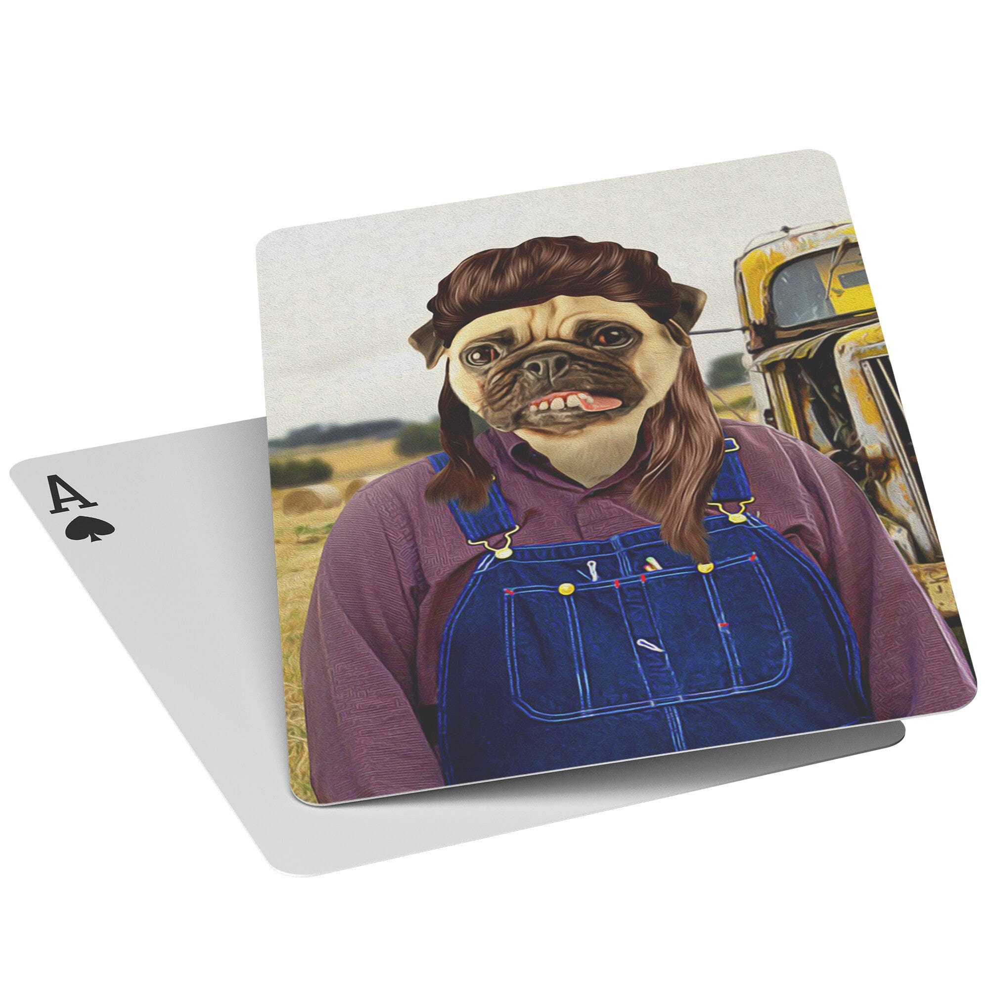 &#39;Hillbilly&#39; Personalized Pet Playing Cards