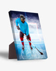 'The Hockey Player' Personalized Pet Standing Canvas