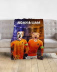 'Holland Doggos' Personalized 2 Pet Blanket