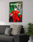'Wales Doggos Euro Football' Personalized Pet Canvas
