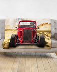 'The Hot Rod' Personalized Pet Blanket