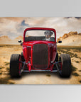 'The Hot Rod' Personalized Pet Blanket