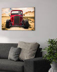 'The Hot Rod' Personalized Pet Canvas