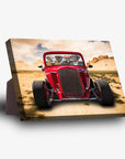 'The Hot Rod' Personalized 4 Pet Standing Canvas