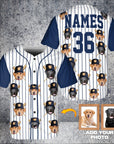 Detroit Doggo Tigers Custom Baseball Jersey