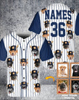 Camiseta de béisbol personalizada de los Astro Doggos de Houston