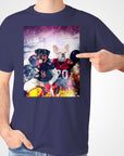 'Houston Doggos' Personalized 2 Pet T-Shirt