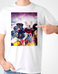 'Houston Doggos' Personalized 2 Pet T-Shirt