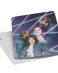 '1980s Lazer Portrait Pet(Male)/Human(Female)' Personalized Playing Cards