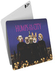 'Humps in the City' Personalized 4 Pet Playing Cards