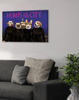 'Humps in the City' Personalized 4 Pet Canvas