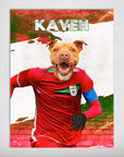 'Iran Doggos Soccer' Personalized Pet Poster
