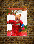 'Iran Doggos Soccer' Personalized Pet Poster