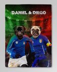 'Italy Doggos' Personalized 2 Pet Blanket