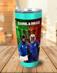 'Italy Doggos' Personalized 2 Pet Tumbler