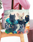 'Jacksonville Doggos' Personalized 2 Pet Tote Bag