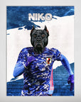 'Japan Doggos Soccer' Personalized Pet Poster