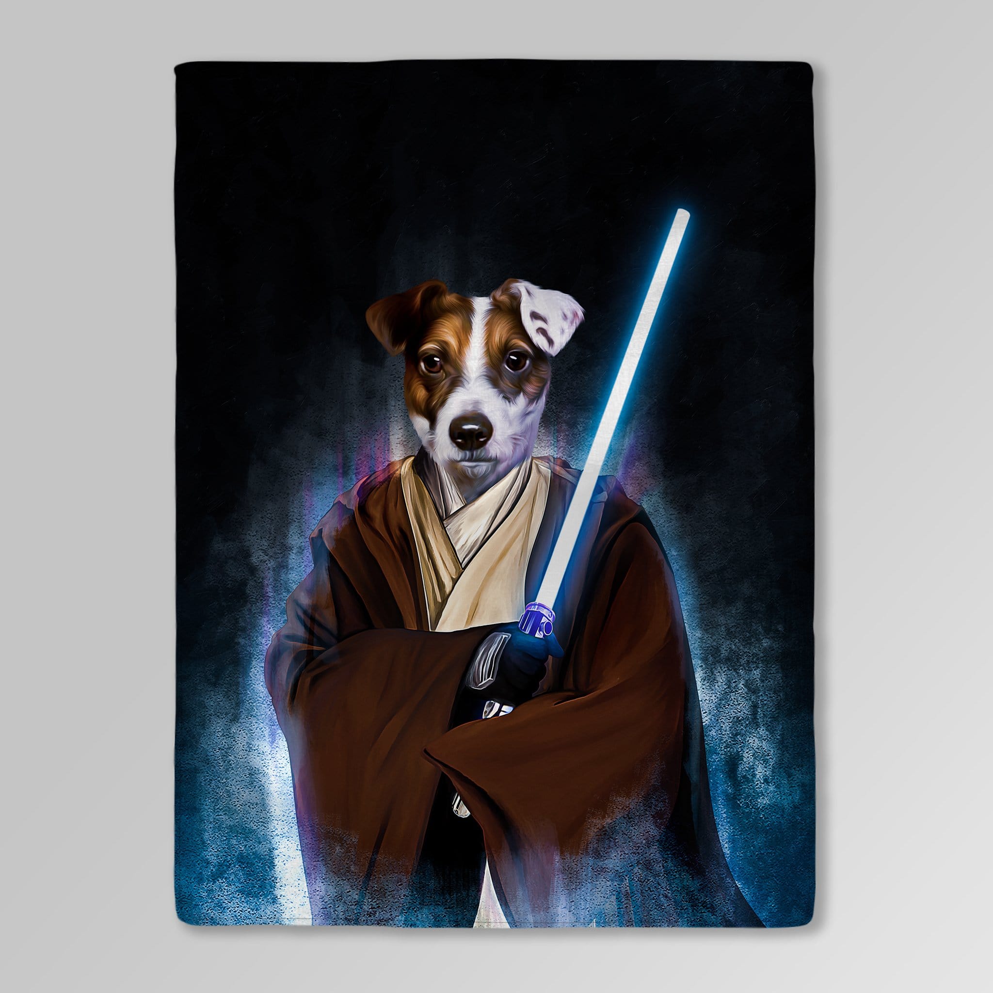 &#39;Doggo-Jedi&#39; Personalized Pet Blanket